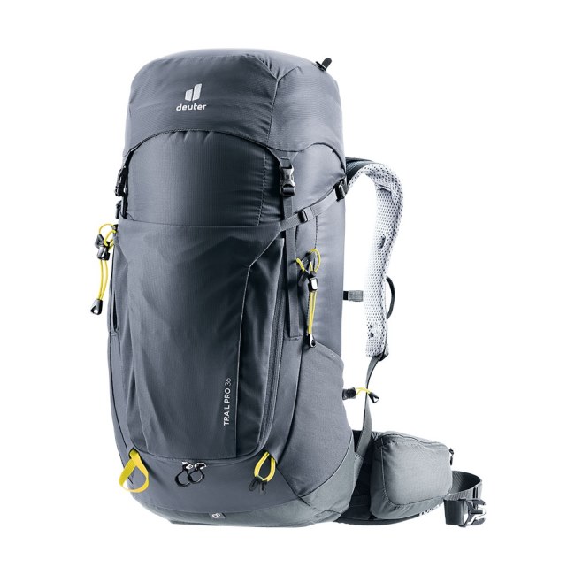 Black-graphite Deuter Trail Pro 36
